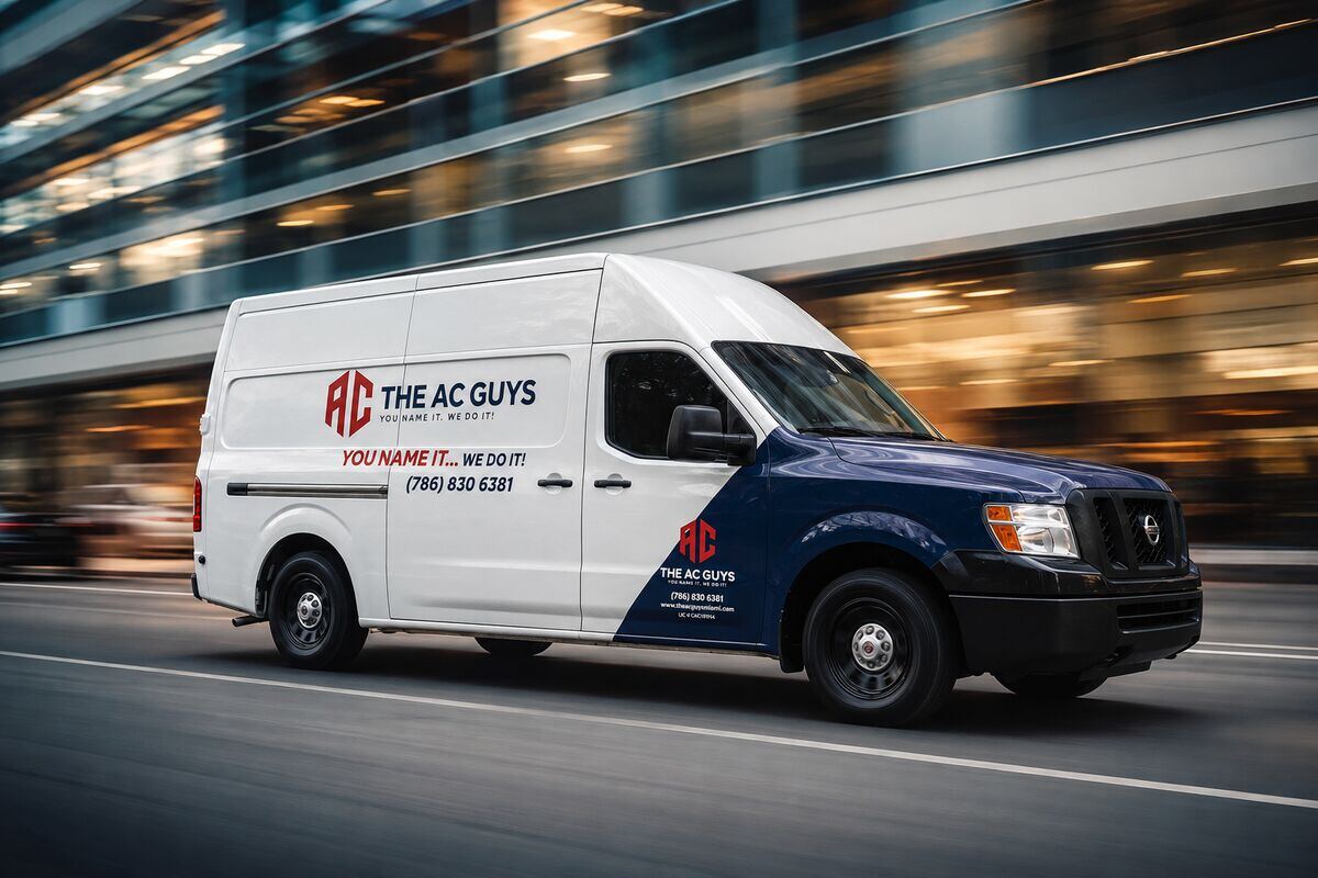 The AC Guys service van